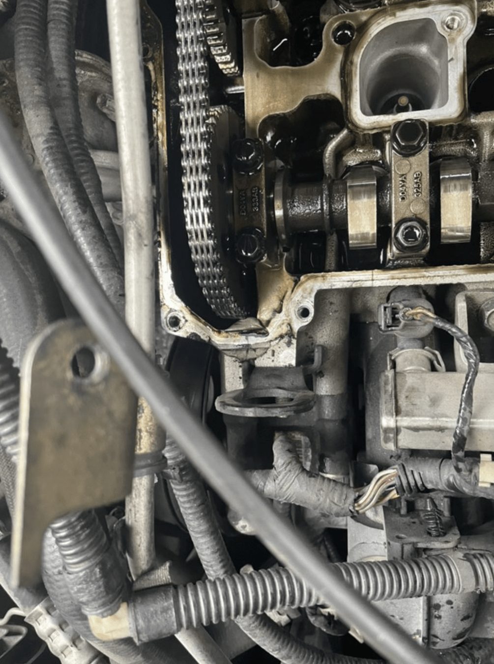 this image shows timing belt service Cleveland, OH